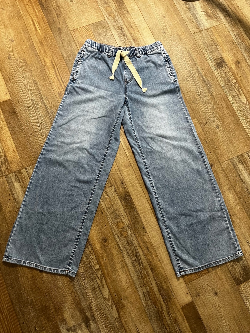 Oat New York Light Blue Straight Leg Jeans